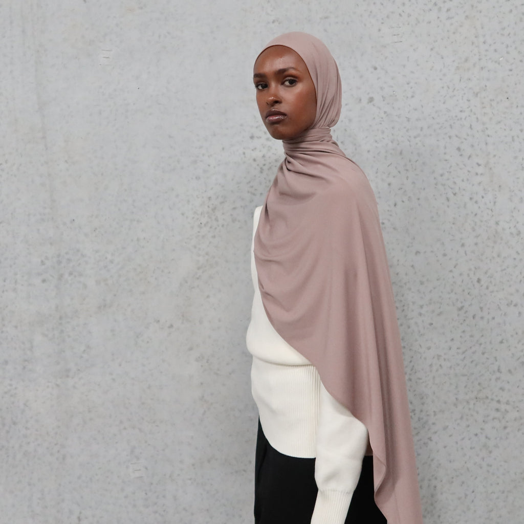 Blush Taupe - Bamboo Jersey Hijab